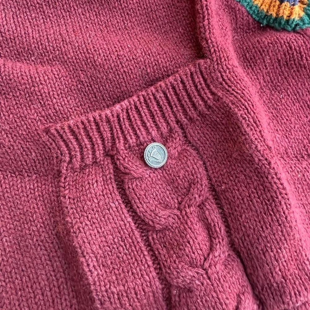 Vintage Chic Ringer Sweater Vest - Picture 3 of 5